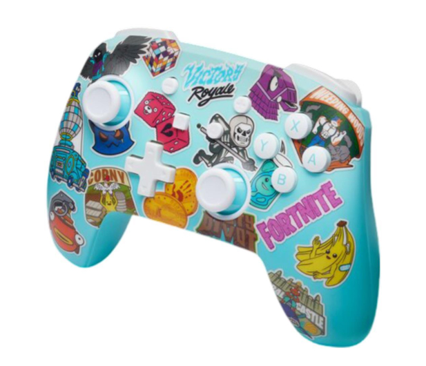 PowerA SWITCH Pad bezprzewodowy Enhanced Fortnite Sticker Mania - 1294392 - zdjęcie 2